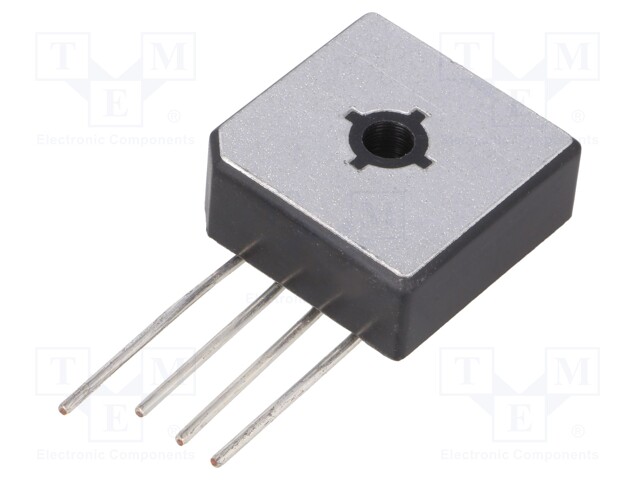 Single-phase bridge rectifier; Urmax: 800V; If: 25A; Ifsm: 400A