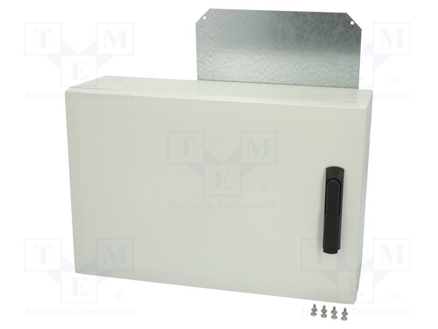 Enclosure: wall mounting; X: 500mm; Y: 700mm; Z: 300mm; ARCA; grey