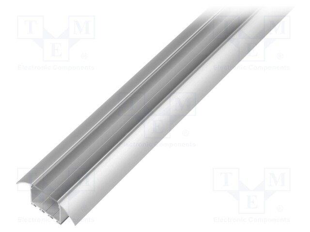 Profiles for LED modules; mat; recessed; L: 2m; aluminium