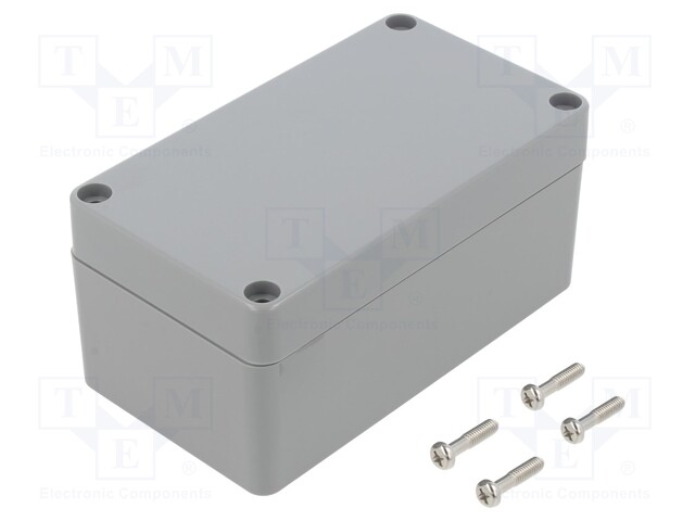 Enclosure: multipurpose; X: 65mm; Y: 115mm; Z: 55mm; ABS; light grey