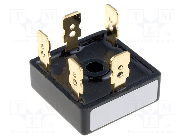 Three-phase bridge rectifier; Urmax: 600V; If: 35A; Ifsm: 475A