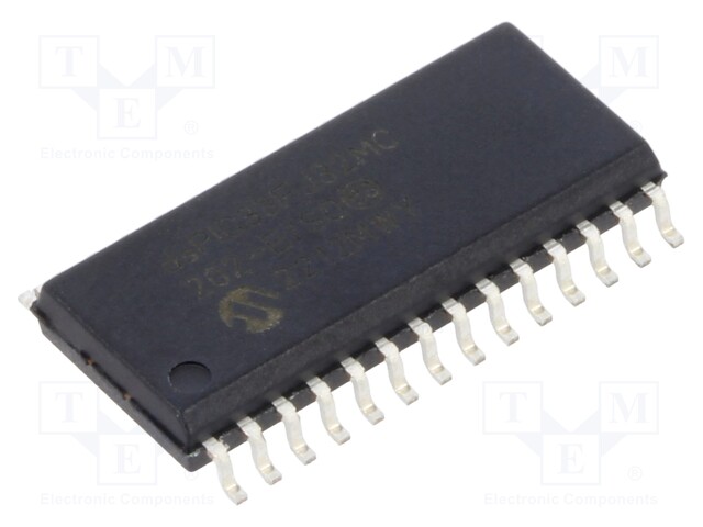IC: dsPIC microcontroller; SRAM: 2kB; Memory: 32kB; SO28-W; DSPIC