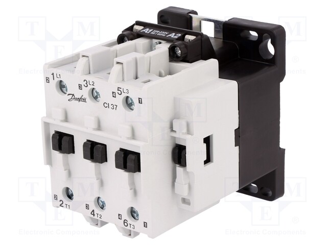 Contactor: 3-pole; NO x3; 230VAC; 37A; DIN,panel; CI 37; -30÷70°C