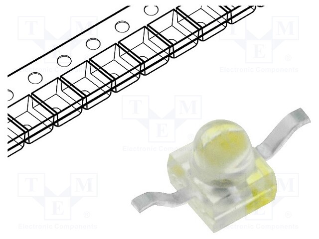 LED; SMD; Gull wing; yellow; 250÷550mcd; 2.4x2.15x2.75mm; 25°; 20mA