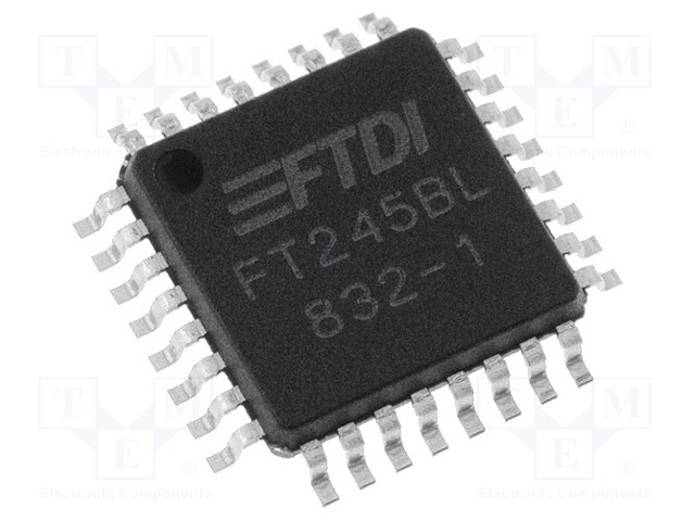 IC: interface; USB-FIFO; Full Speed; 3.3÷5VDC; in-tray; LQFP32