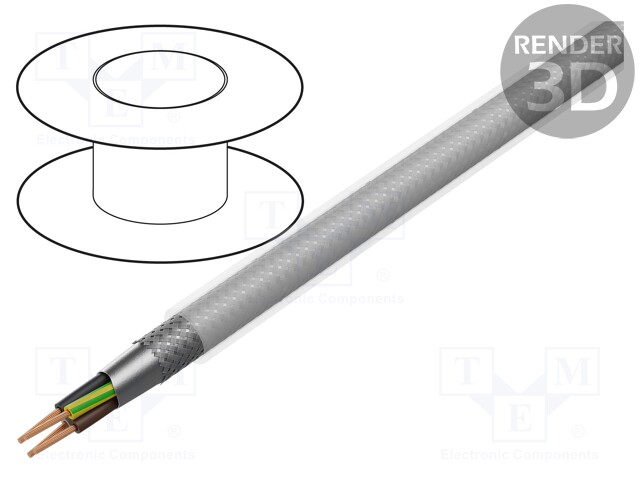 Wire; 2YSLCY-JB,OLFLEX® SERVO; stranded; Cu; 4x10mm2; PVC; 0.6/1kV