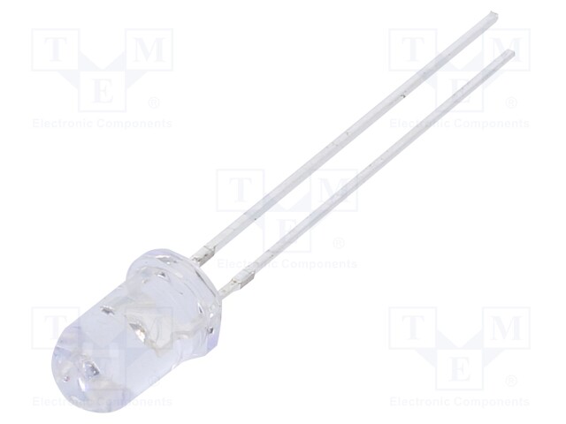 LED; UV; 30°; 20mA; P: 225mW; 390-400nm; THT; 12VDC