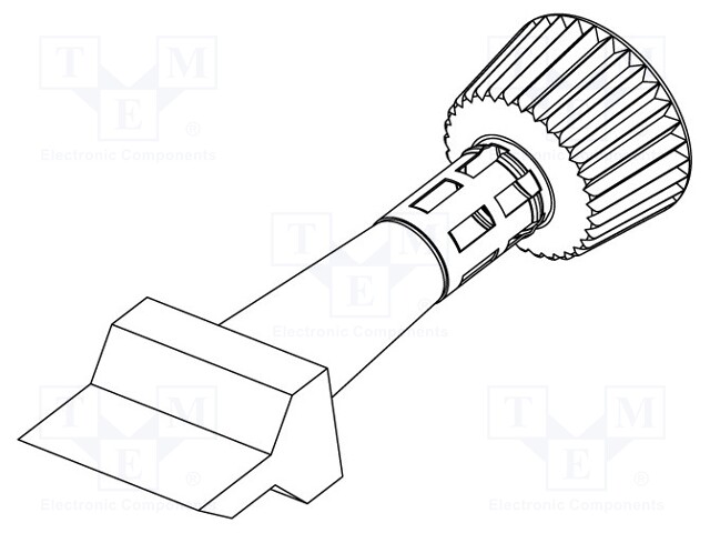 Tip; shovel; 15mm