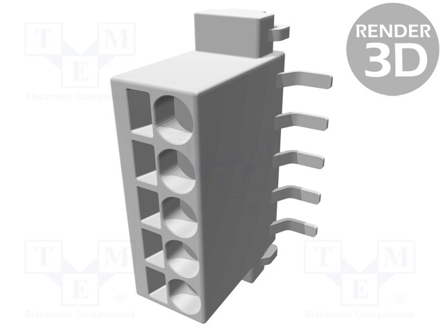 Connector: wire-board; female; PIN: 5; 2.54mm; Series: har-flexicon