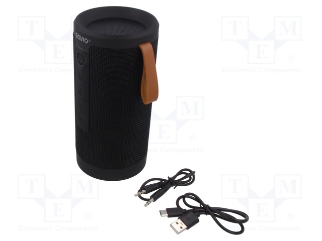 Speaker; black; Jack 3,5mm,microSD,USB C; Bluetooth 5.1; 10m