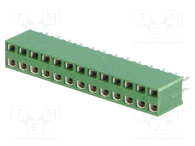 Socket; pin strips; HV-100; female; PIN: 26; straight; 2.54mm; THT