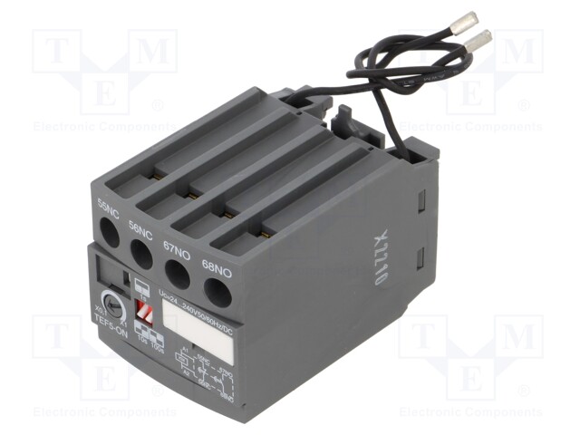 Timer; Leads: screw terminals; DIN; Contacts: NC + NO; 240VAC