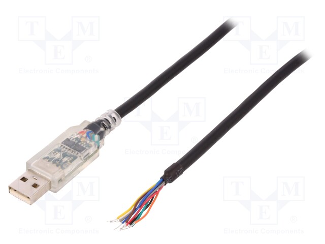 Module: cable integrated; RS422,USB; USB A; V: lead; 1.8m