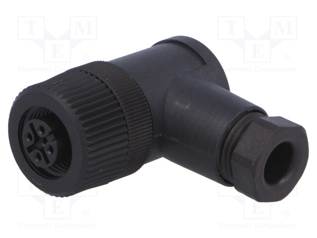 Plug; M12; PIN: 4; female; A code-DeviceNet / CANopen; for cable