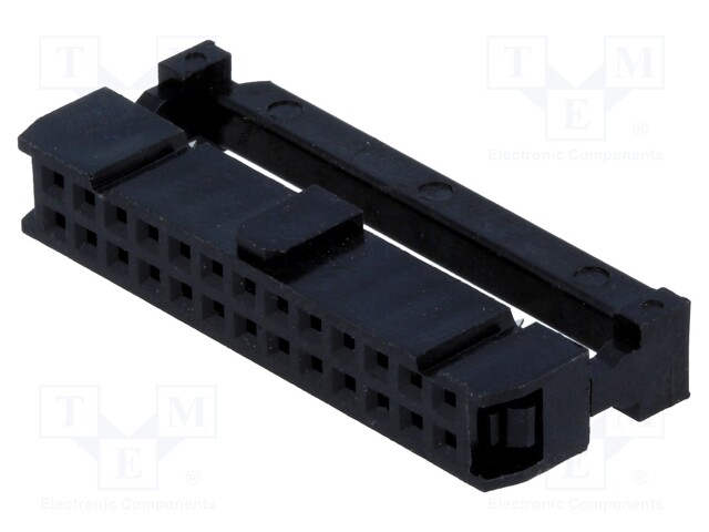 Plug; IDC; female; PIN: 26; IDC; for ribbon cable; 1.27mm