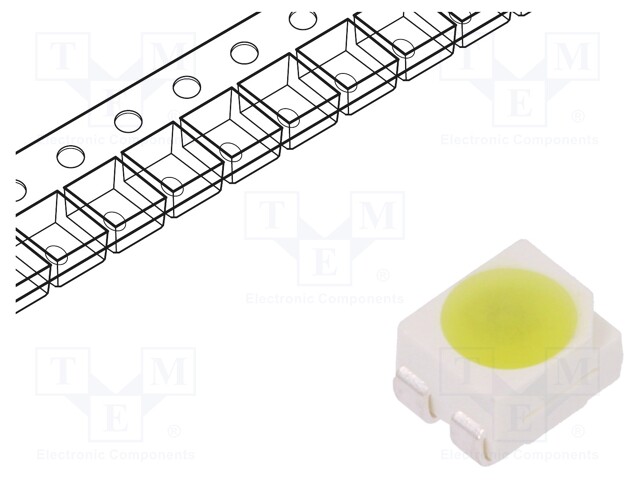 CRLED; SMD; 3528,PLCC4; white neutral; 2100mcd; 120°; 18mA; 5.5÷20V