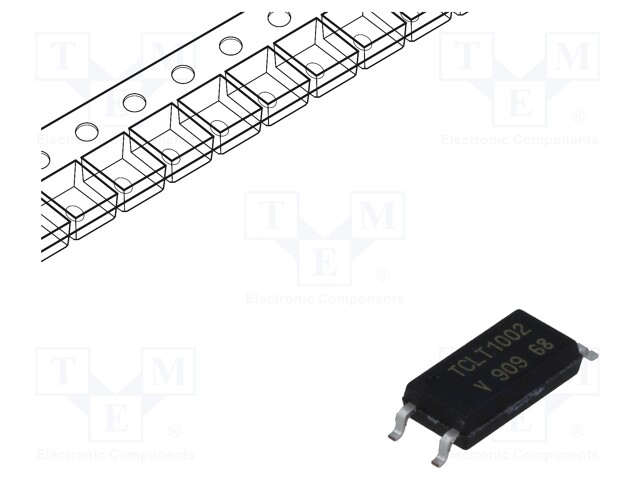Optocoupler; SMD; Channels: 1; Out: transistor; Uinsul: 5kV; Uce: 70V