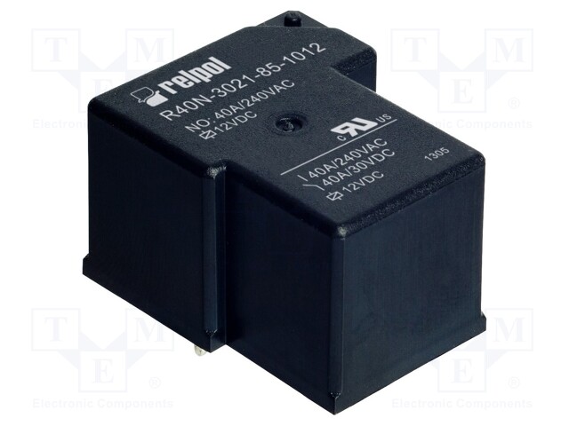 Relay: electromagnetic; SPDT; Ucoil: 24VAC; 40A; Series: R40N; IP64