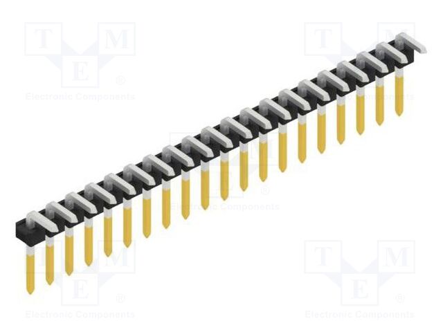 Connector: pin strips; pin header; male; PIN: 20; 2.54mm; THT; 1x20