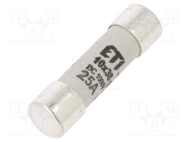 Fuse: fuse; gPV; 10A; 1000VDC; cylindrical; 10,3x38mm