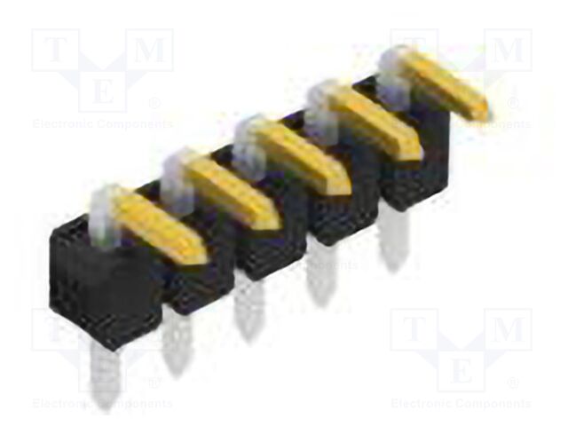 Connector: pin strips; pin header; male; PIN: 5; 2.54mm; THT; 1x5