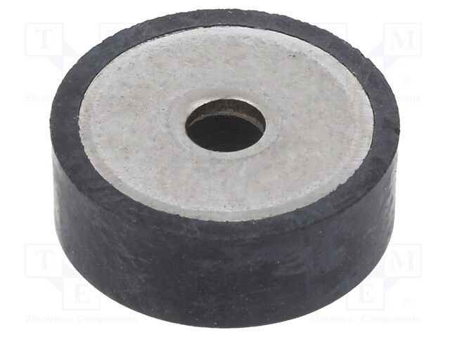 Washer; Base dia: 32mm; stainless steel; H: 9mm; Plating: rubber