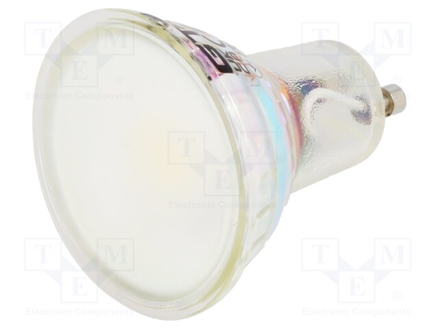 LED lamp; neutral white; GU10; 230VAC; 270lm; 3W; 110°; 3600K
