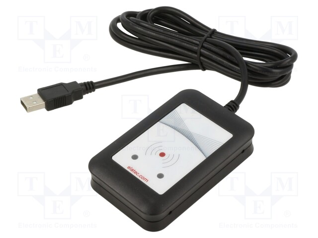 RFID reader; 4.3÷5.5V; GPIO,I2C,RS232,TTL,USB,WIEGAND; black