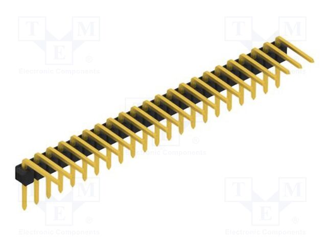 Connector: pin strips; pin header; male; PIN: 22; 2.54mm; THT; 1x22