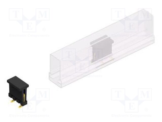 Connector: pin strips; pin header; male; PIN: 4; 2.54mm; SMT; 1x4