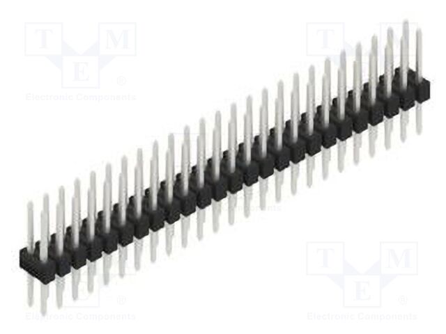 Connector: pin strips; pin header; male; PIN: 50; 2.54mm; THT; 2x25