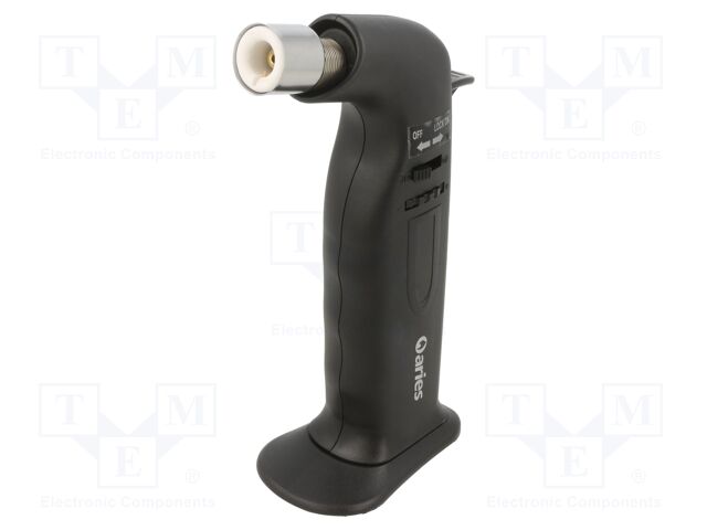 Burner: gas; 1300°C; 19ml; 60min; piezoelectric lighter