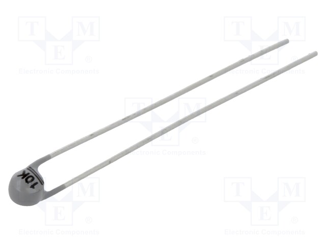 NTC thermistor; 10kΩ; 200mW; THT; ±5%