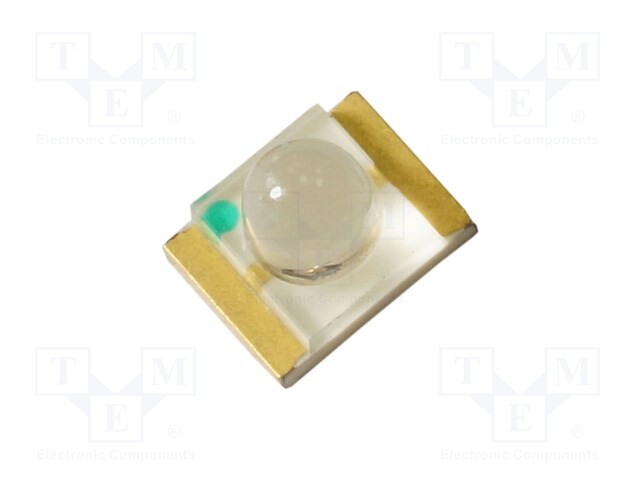 LED; SMD; 1208; green; 500÷2000mcd; 3.2x2.4x2.5mm; 15°; 1.7÷2.5V