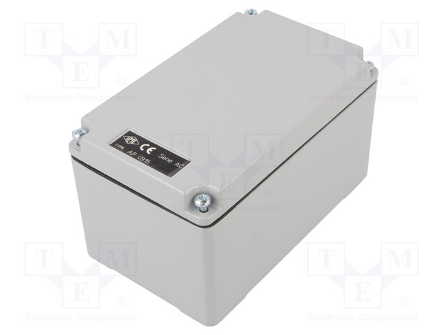 Enclosure: multipurpose; X: 92mm; Y: 152mm; Z: 86mm; aluminium; IP65