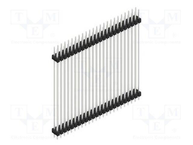 Connector: pin strips; pin header; male; PIN: 48; 2.54mm; THT; 2x24