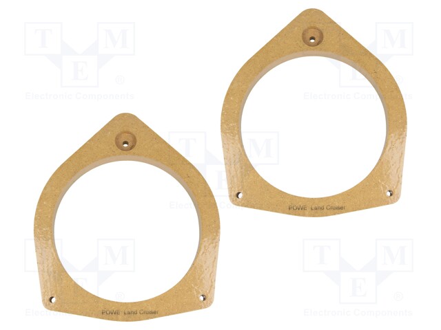 Spacer ring; MDF; 165mm; Toyota; impregnated,varnished