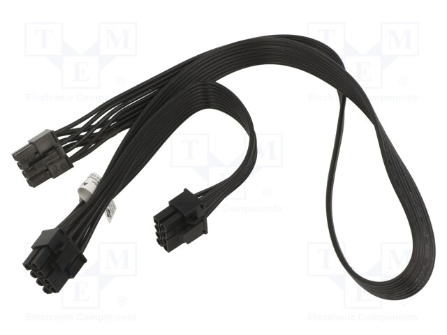 Cable: mains; PCIe 8pin female,PCIe 8pin female x2; 0.23m