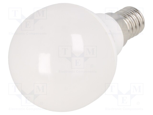 LED lamp; neutral white; E14; 230VAC; 5W; 200°; 4000K; 3pcs.