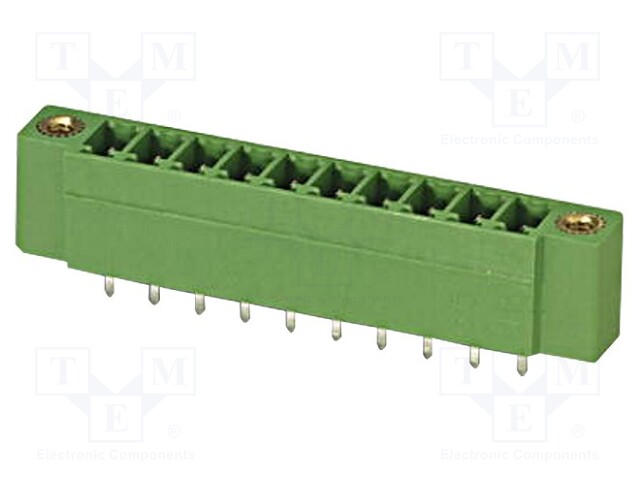 Pluggable terminal block; 3.5mm; ways: 16; straight; socket; male