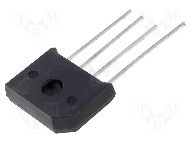 Single-phase bridge rectifier; Urmax: 800V; If: 10A; Ifsm: 250A