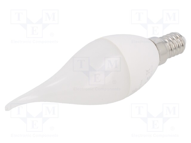 LED lamp; warm white; E14; 230VAC; 260lm; 3W; 160°; 3000K