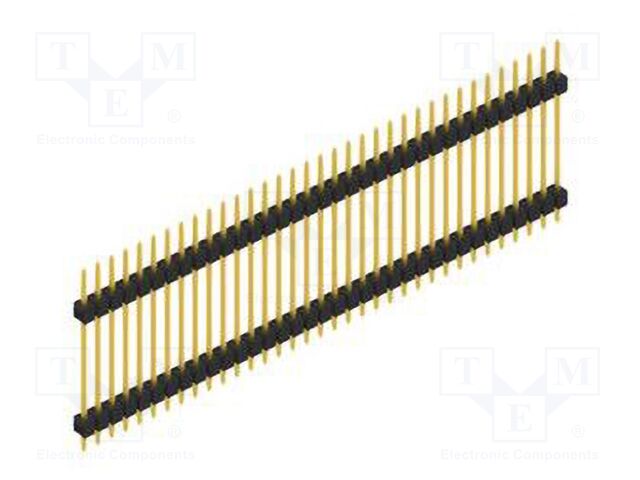 Connector: pin strips; pin header; male; PIN: 35; 2.54mm; THT; 1x35