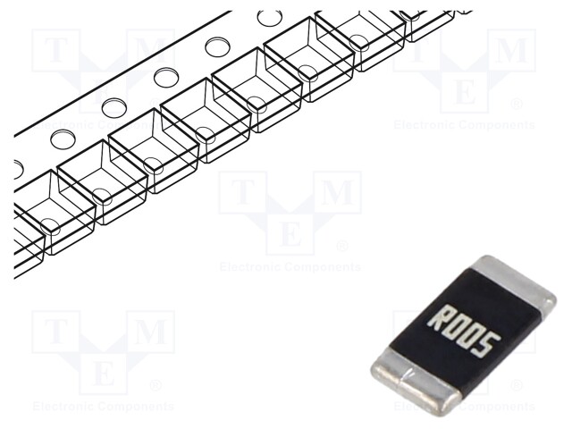 Resistor: metal strip; sensing; SMD; 2512; 5mΩ; 2W; ±1%; -55÷170°C