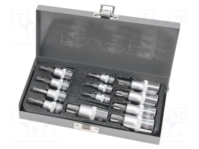 Wrenches set; socket spanner,Torx®; Chrom-vanadium steel