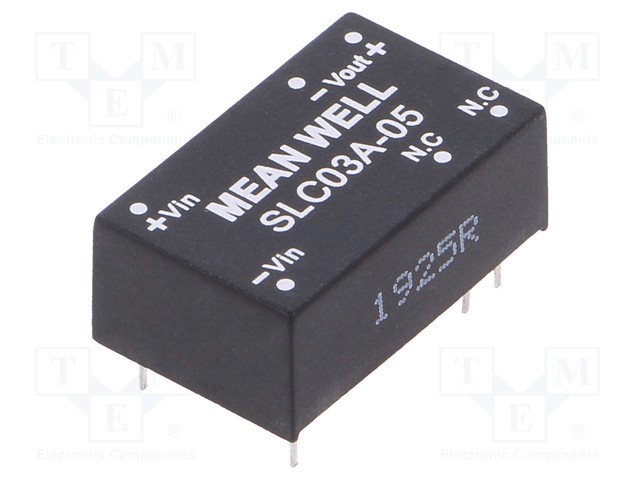 Converter: DC/DC; 3W; Uin: 9÷18V; 5VDC; Iout: 600mA; DIP16; 4.5g