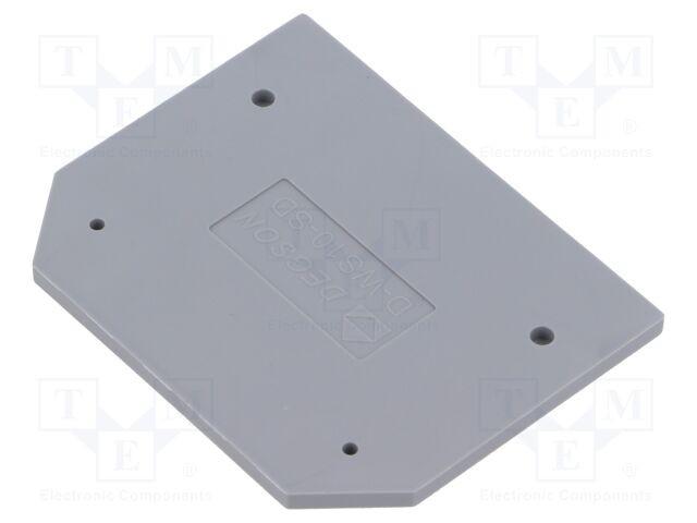 Separating plate; grey