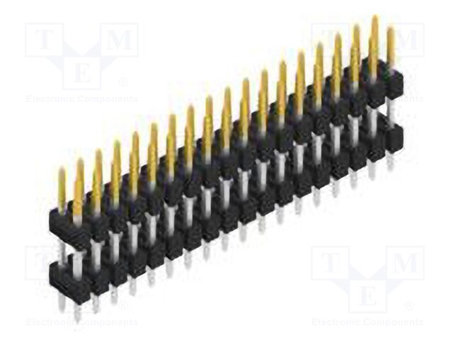 Connector: pin strips; pin header; male; PIN: 36; 2.54mm; THT; 2x18