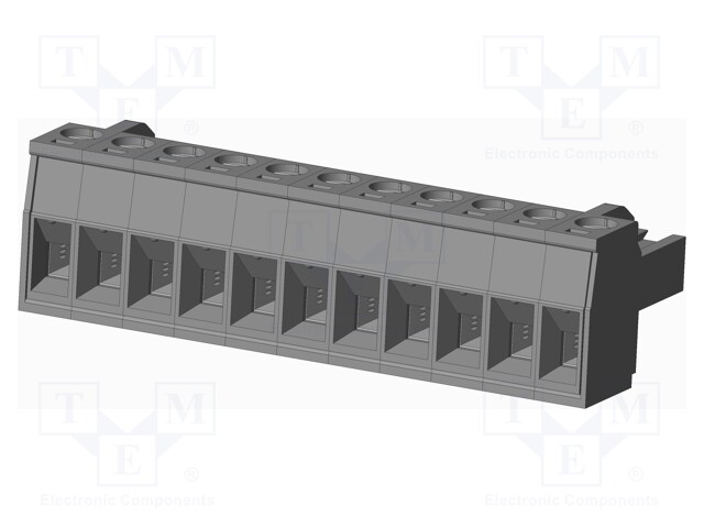 Connector: pluggable terminal block; plug; female; straight; grey