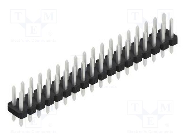 Connector: pin strips; pin header; male; PIN: 36; 2.54mm; THT; 2x18